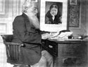 Г. С. Олкотт за своим столом. Адьяр, май 1903